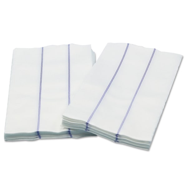 Cascades Pro Tuff-Job Premium Foodservice Towel, White/Blue, 13x24, 1/4 Fold, PK72 W930 - main